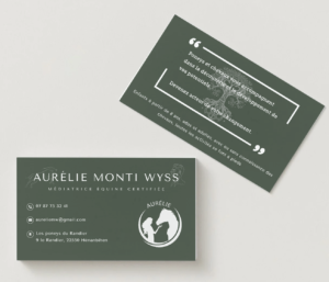 Carte de visite médiation équine