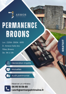 Flyer permanences Armor Patrimoine